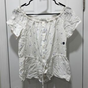 Abercrombie Off The Shoulder Top